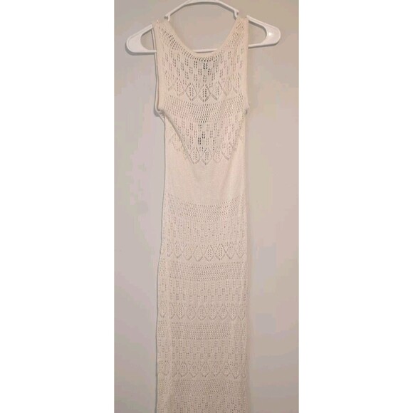 Hera Collection Tank Top Cream Dress Size Medium Form Fitting Rayon NWT - Picture 9 of 13